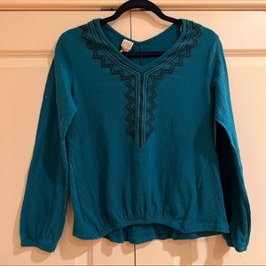 CANYON RIVER BLUES - BOHO TOP